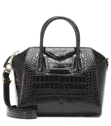 givenchy croc antigona pouch|Givenchy antigona purses.